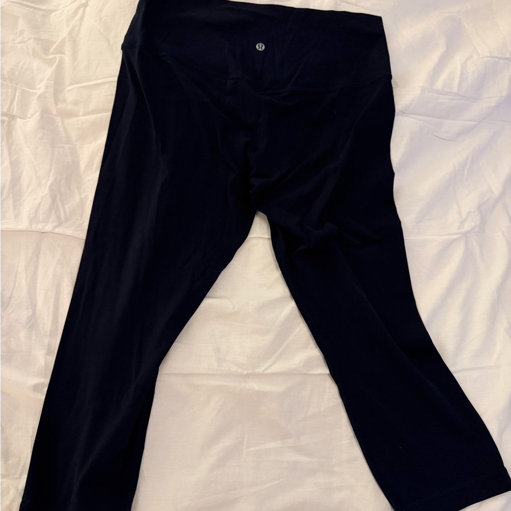 lululemon athletica Navy Cropped Leggings